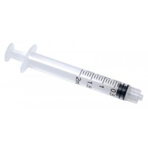 Syringe 2ml Luer lock