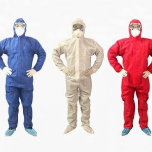 disposable gloves and aprons