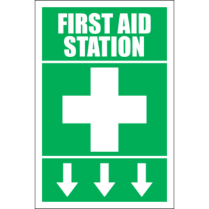 aed and first aid kit