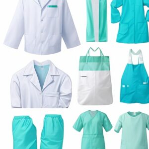 Reusable scrubs bottom green medium