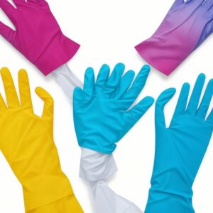 100 rubber gloves