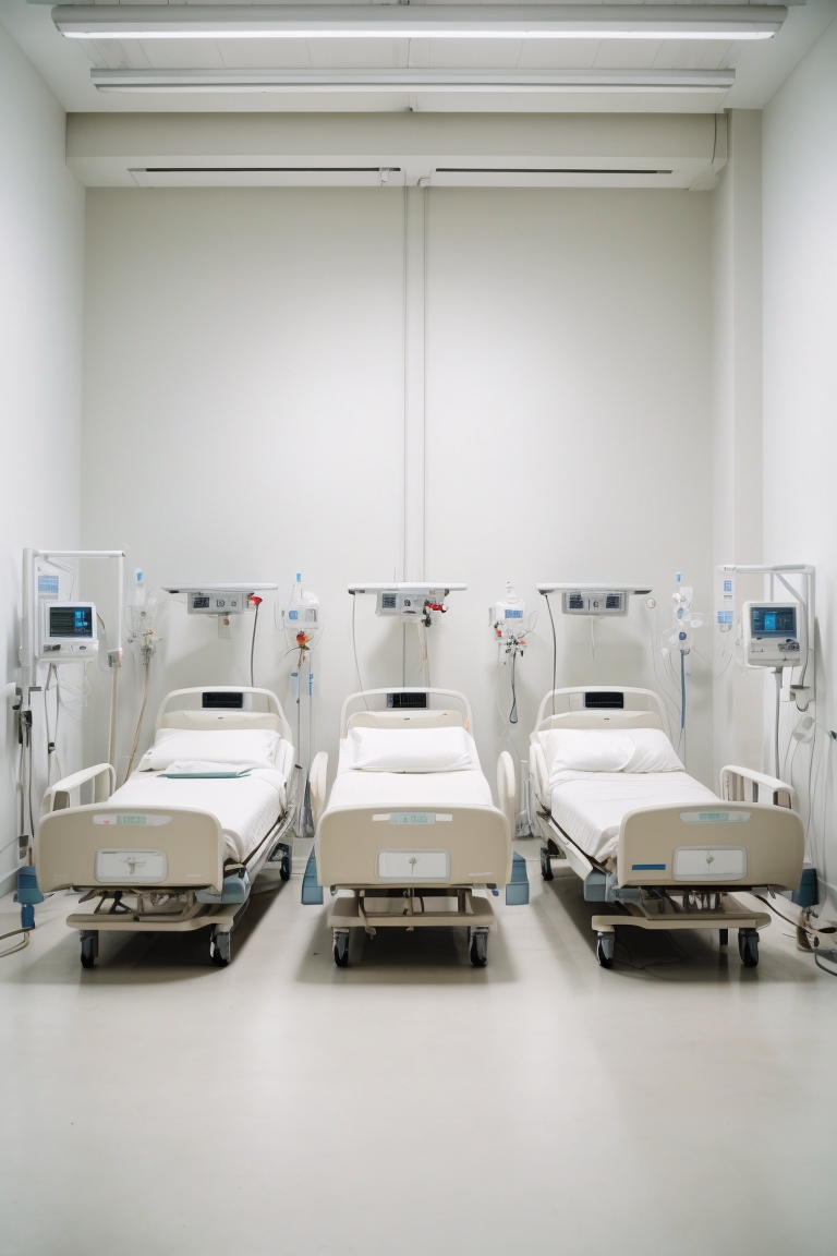 Hydraulic examination couch