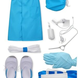 disposable scrubs – set