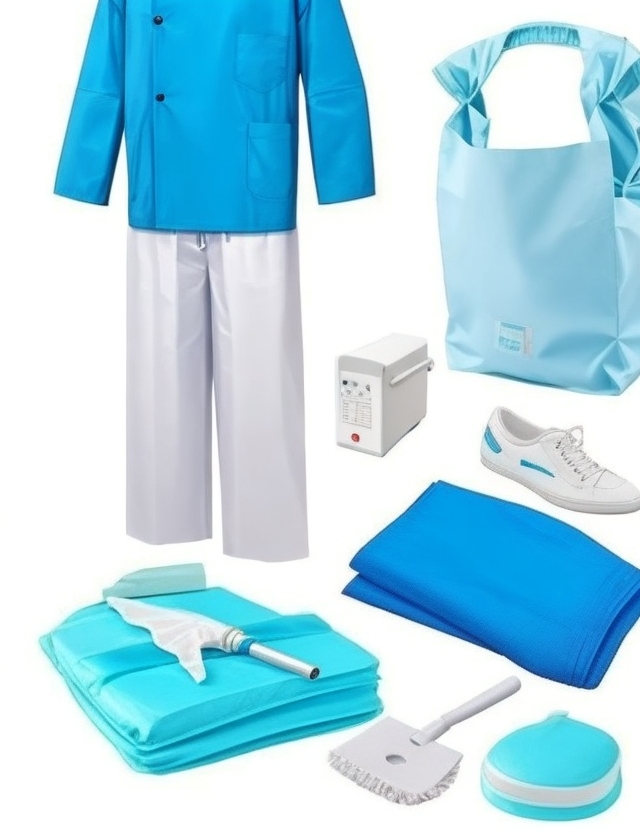 non-woven sterile & reinforced surgical gown - (sms fabric)