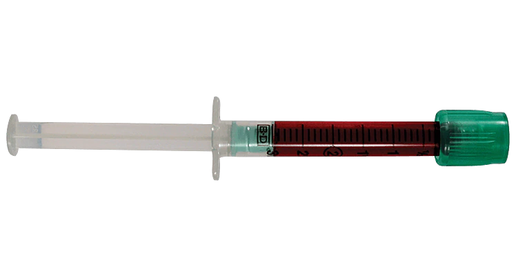 Arterial Blood Collection Syringe 3ml - Image 2