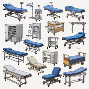 Healthcare evaluation bed