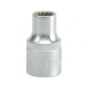 Bi-hex Socket – 12 Point – Chrome Vanadium – 1/2″ Connector – Standard Length – 10mm – YT-1272