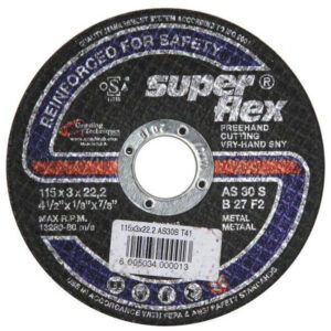 Steel Cutting Disc – 115mm – TOOW4341