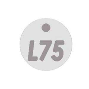 Plastic Locker Numbering Plate – Aluminium – BO1275