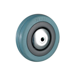Castor Wheels – Blue Rubber – Loose Wheel – 100mm – TOOC446