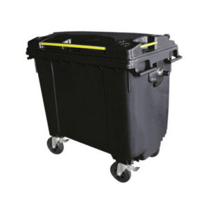Bulk Wheelie Bin – 660L – 4 Wheel – Plastic – Black – 0197