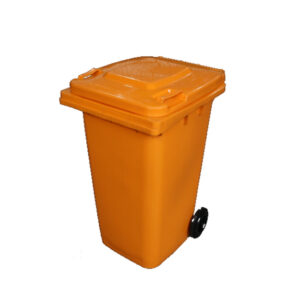 Wheelie Bin – 240L – 2 Wheel – Plastic – Orange – 0135