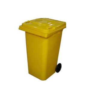 Wheelie Bin – 240L – 2 Wheel – Plastic – Yellow – 0089