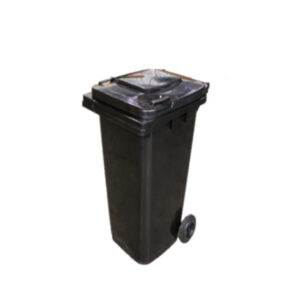 Wheelie Bin – 120L – 2 Wheel – Plastic – Black – 0084