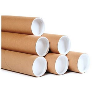 Cardboard Postal Tube with End Cap – A3 – 35 x 5.16(Ø) cm – 2G_POTU3551