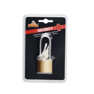 Brass Padlock – Long Shackle – Iron – 32mm – 97031259