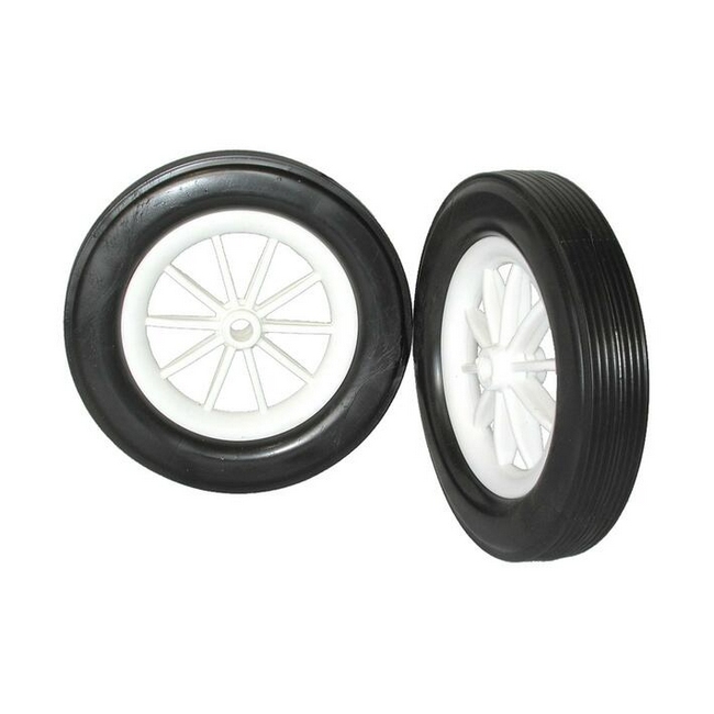 Plastic Spoked Wheels - Polypropylene - 180mm ⌀ - Pack of 2 - RATA180