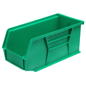 Stack & Hang Parts Storage Bin – Small Plastic Container – Size 5 – 28 x 14 x 13 cm – Green – BIN-5-GREEN
