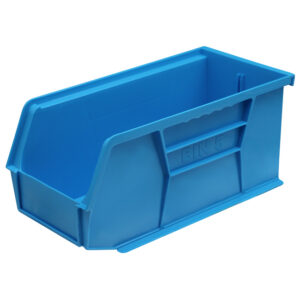 Stack & Hang Parts Storage Bin – Small Plastic Container – Size 5 – 28 x 14 x 13 cm – Blue – BIN-5-BLUE
