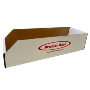 Brazier Bins – Cardboard Bin – Parts Storage Box – 45.7 x 15.2 x 11 cm – NO.1