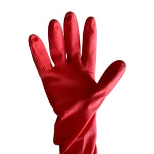 Household Latex Gloves – Red – Various Sizes