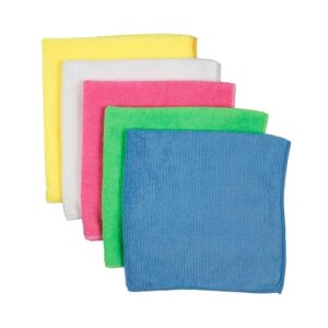 Woven Microfibre Cleaning Cloth – 280gsm – 38cm x 38cm – Colour Options
