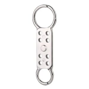 Lockout Hasp – Aluminium – Dual Jaw Clearance – Holds 8 Locks – 15.2 x 5.5cm