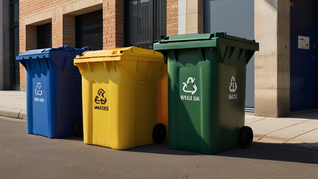 lockable wheelie bin storage