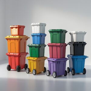 Indigo 120 liter wheelie bin