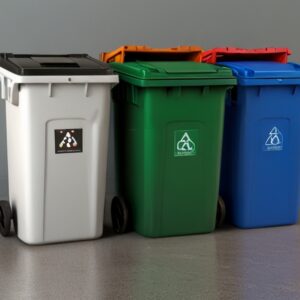 660 litre waste bin