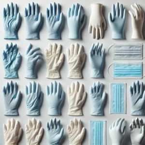 High risk exam gloves latex