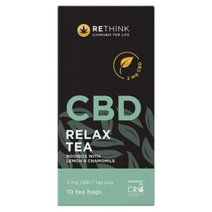Rethink Cbd Relax Tea 10 Bags 2mg