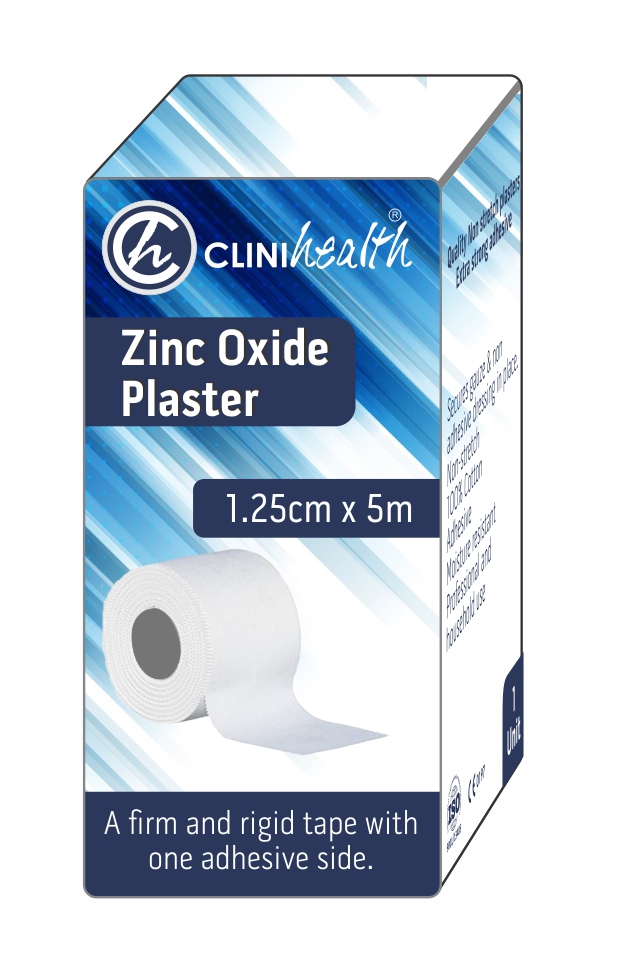 Zinc Oxide Tape 1.25cm x 5m – Singles
