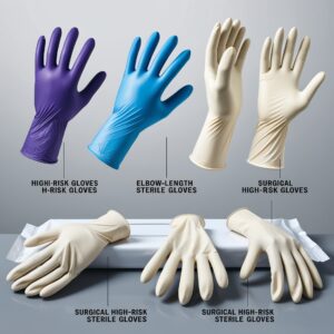 surgical High risk exam ination gloves