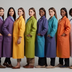 fluid resistant acid resistant Lab coat s