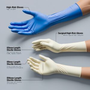 surgical medical vinyl gloves