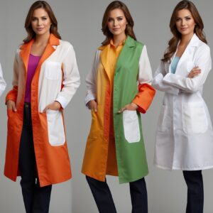 fluid resistant scrub jacket