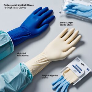 synthetic vinyl High risk exam glove