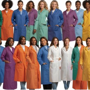 Acid Resistant Lab Coat Medium White