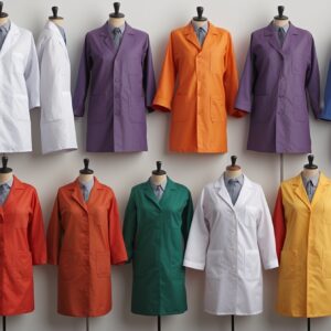 Flame Resistant Lab Coat Large Green