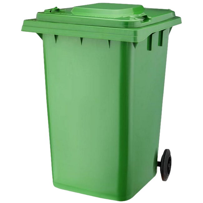 660L Commercial Wheelie Bin with Flat Lid
