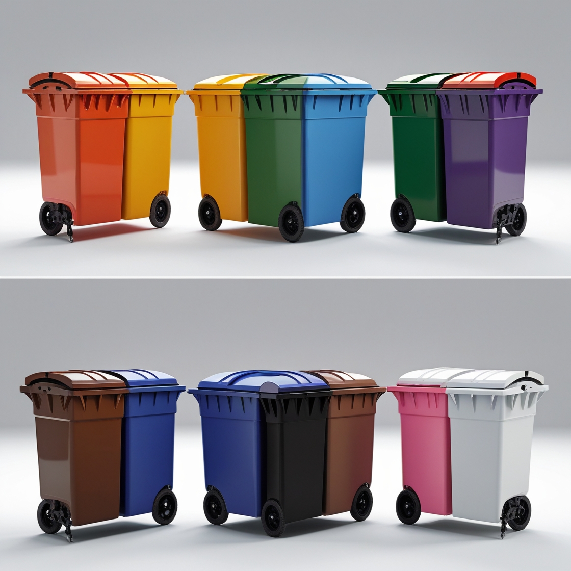 120 Litre Wheelie Bin for Kids