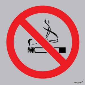 Aluminium Sign – No Smoking – 150 x 150mm – SIGNALNS
