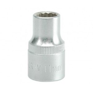 Bi-hex Socket – 12 Point – Chrome Vanadium – 1/2″ Connector – Standard Length – 11mm – YT-1273