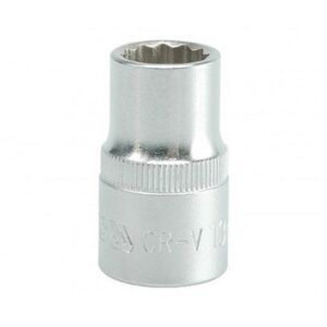 Bi-hex Socket – 12 Point – Chrome Vanadium – 1/2″ Connector – Standard Length – 13mm – YT-1275