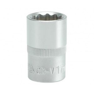 Bi-hex Socket – 12 Point – Chrome Vanadium – 1/2″ Connector – Standard Length – 17mm – YT-1279
