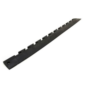 Edging for Kwiklok Interlocking PVC Floor Tiles – Recycled – 46.5 x 3 x 0.6 cm – Black – RUBKLR6