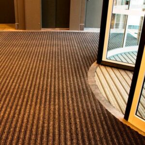 Entrance Mat – Trio Brush Carpet – 2000 x 200 x 1 cm – Brown – PMTB050001