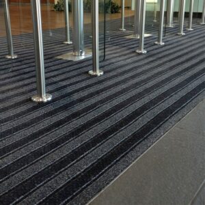 Entrance Mat – Trio Scraper Carpet – 2000 x 200 x 1.3 cm – Grey – PMD060001