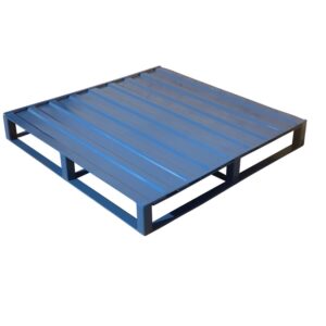 Steel Pallet – 4 Way – 120 x 120 x 15cm – Blue – PAL44